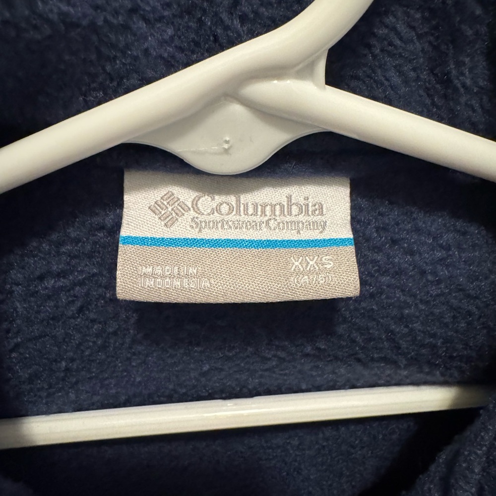 Columbia Dark Blue Fleece Outerwear - Picture 3 of 3